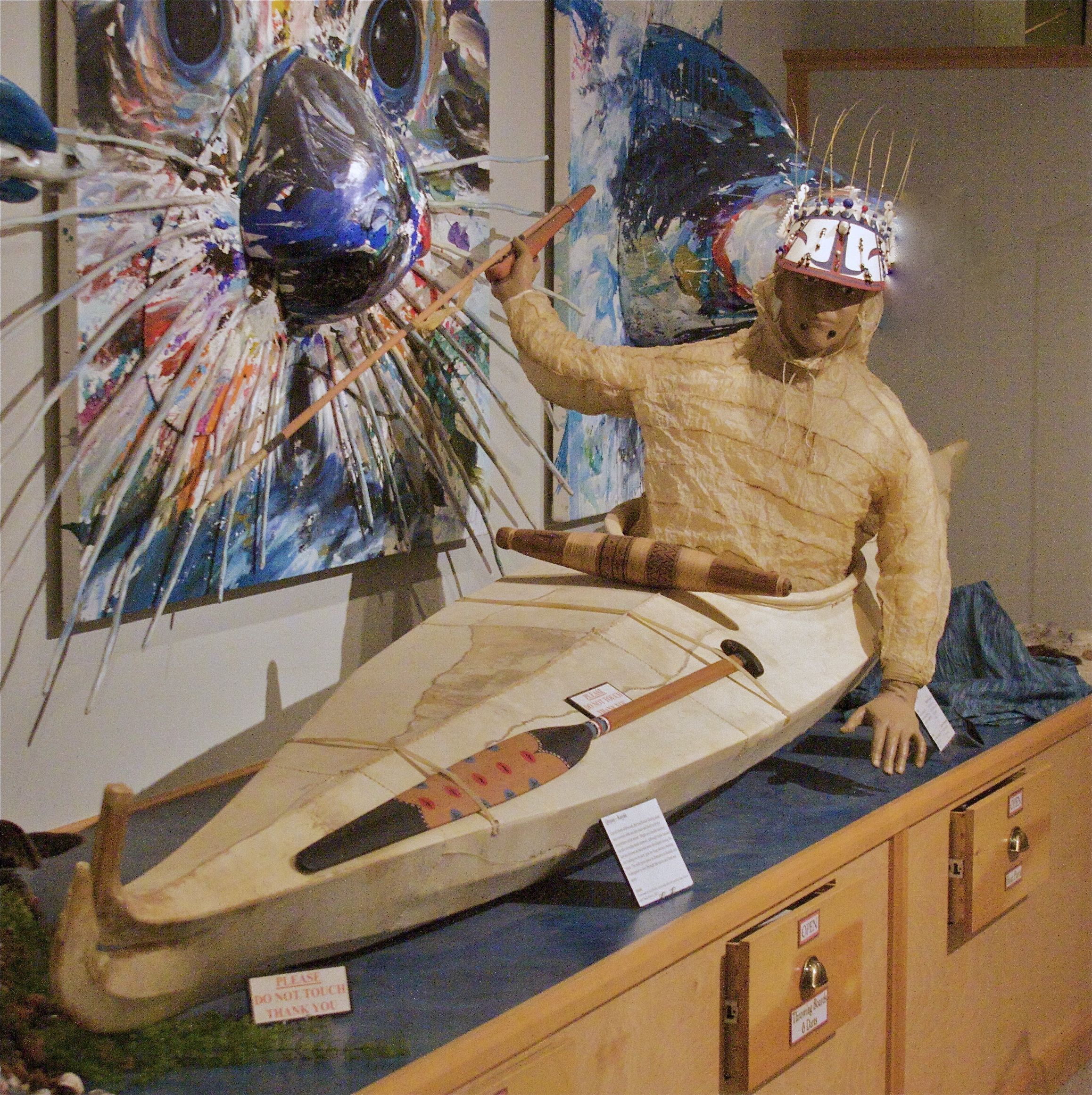 NATIVE-ALUTIIQ KAYAKER-MUSEUM-1