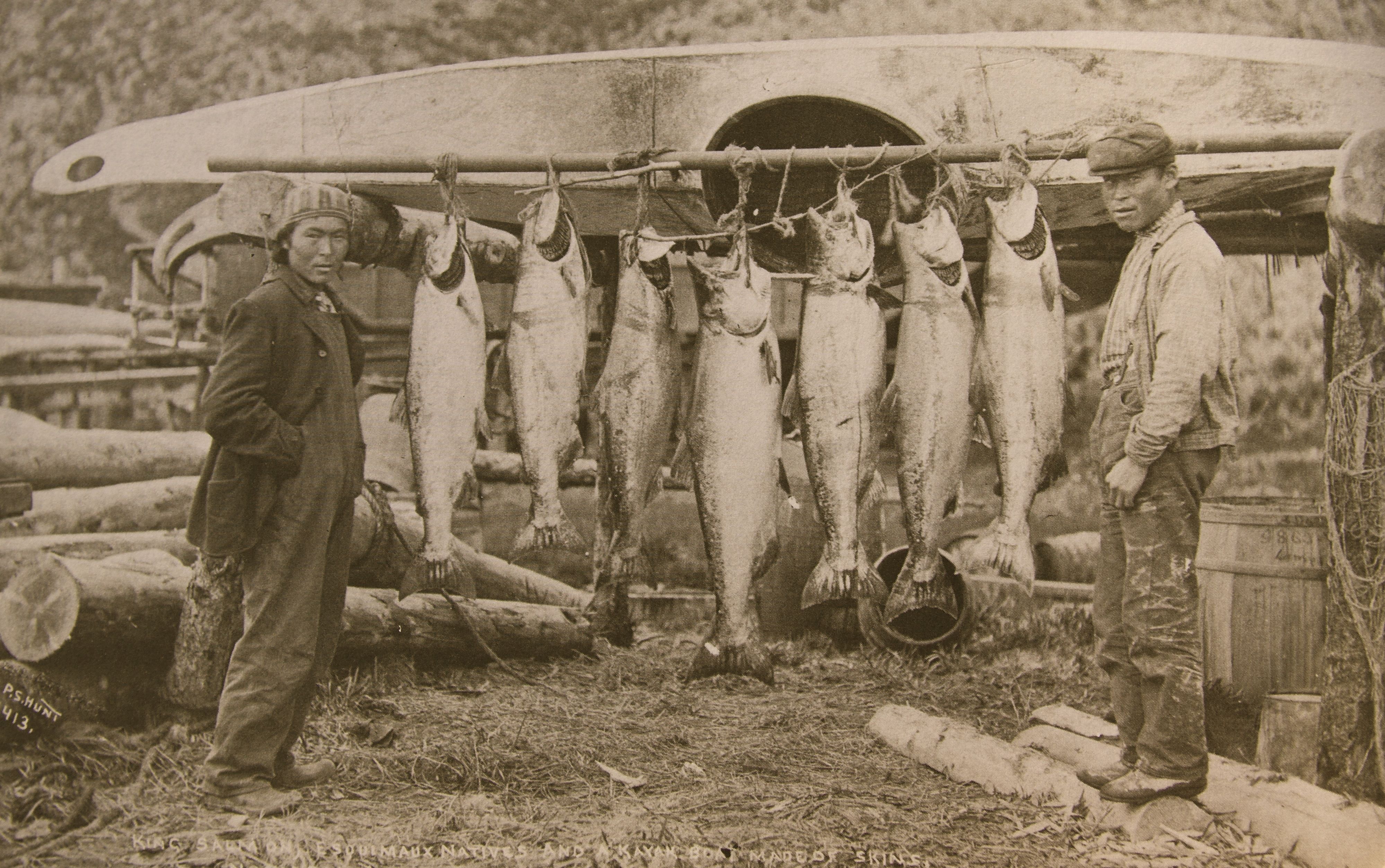 NATIVE-KING ISLAND SALMON RACK