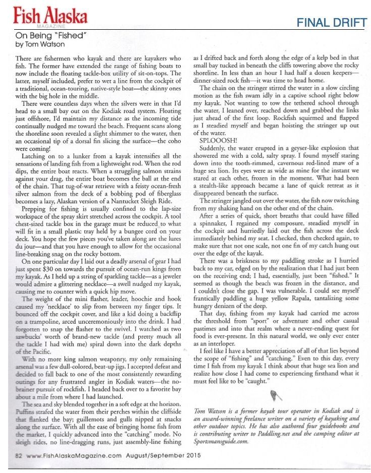 ARTICLE-FISH ALASKA-FINAL DRIFT