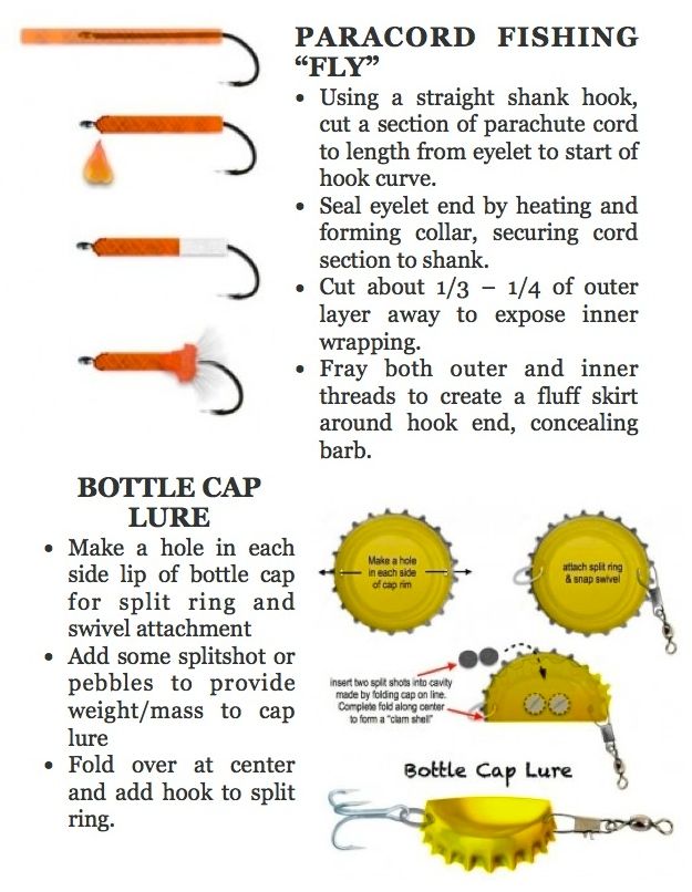 ILLUST-FISH LURE-FLY-BOTTLE CAP