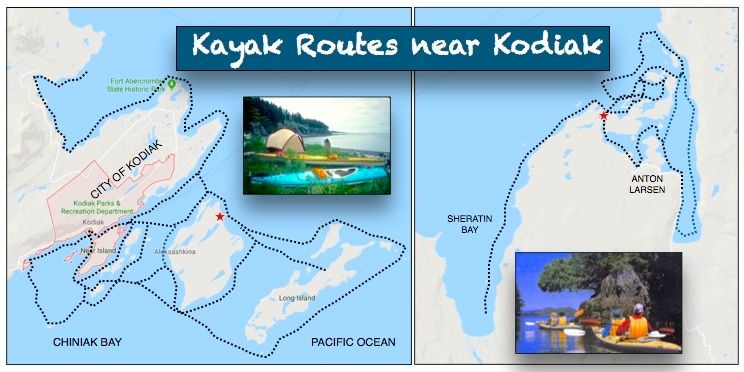 KAYAK ROUTES-CITY OF KODIAK