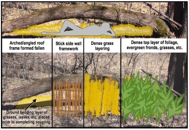 SURV-BASIC SHELTER LAYERING